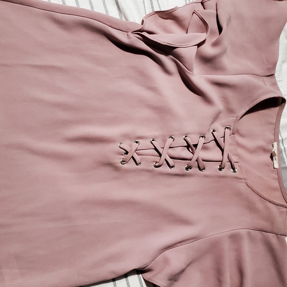 Blush dress shirt